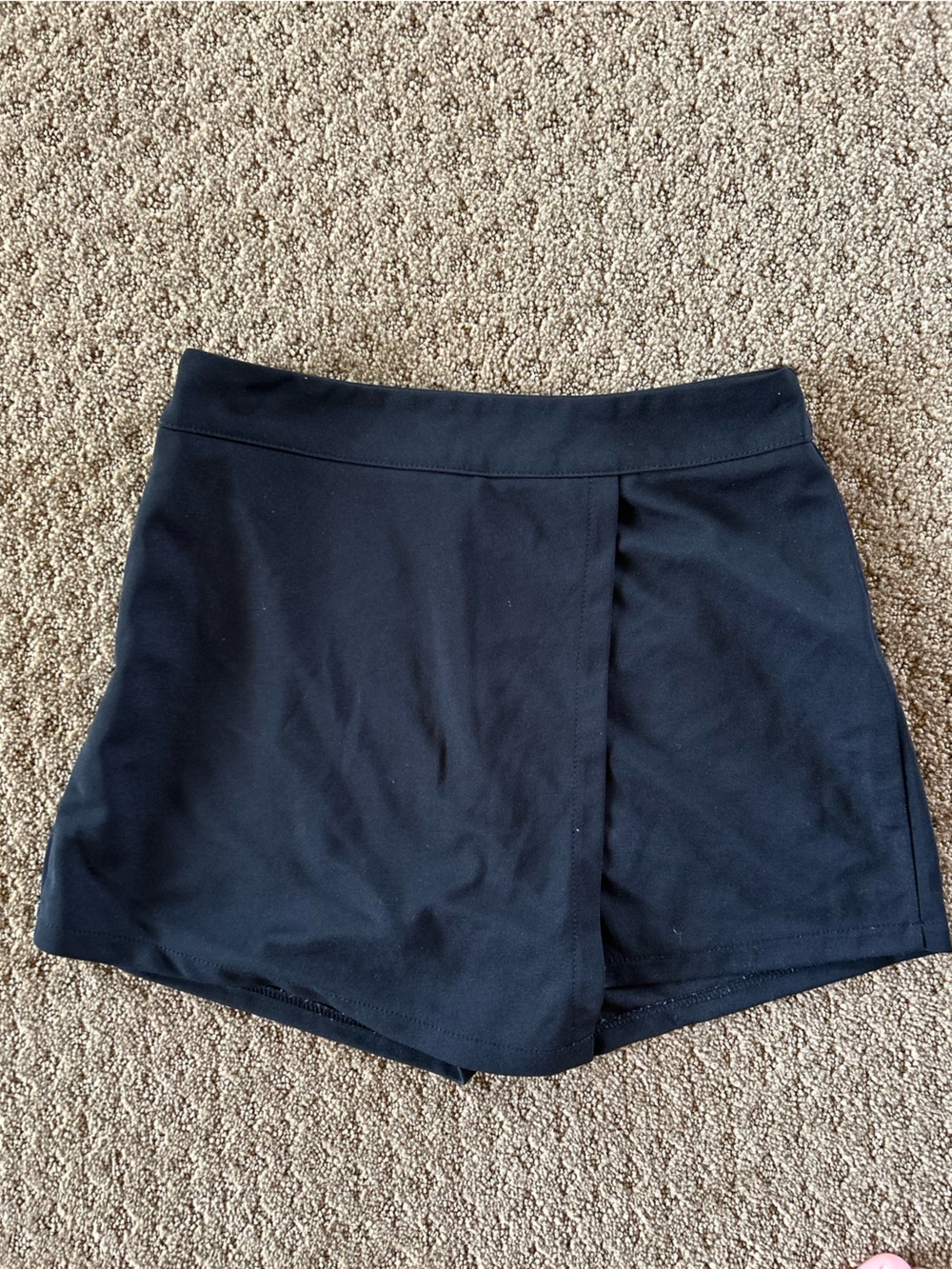 SHEIN Black High-Rise Skort Shorts